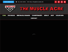 Tablet Screenshot of muscleacre.com